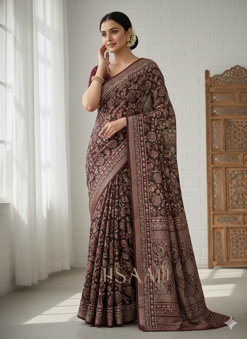 Vedhika Premium silk cotton saree