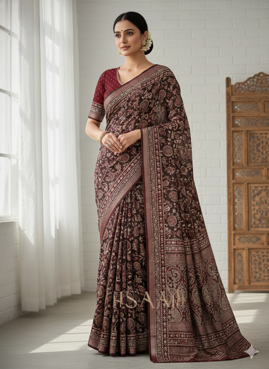 Vedhika Premium silk cotton saree